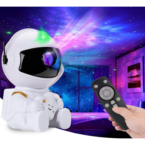 LÁMPARA ASTRONÁUTA LUZ LED PROYECTOR