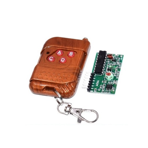 CONTROL REMOTO INALAMBRICO CON MODULO 4 CANALESRECEPTOR