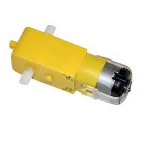 MOTOREDUCTOR CON 2 EJES PLASTICOS TRANSMISION 1:120