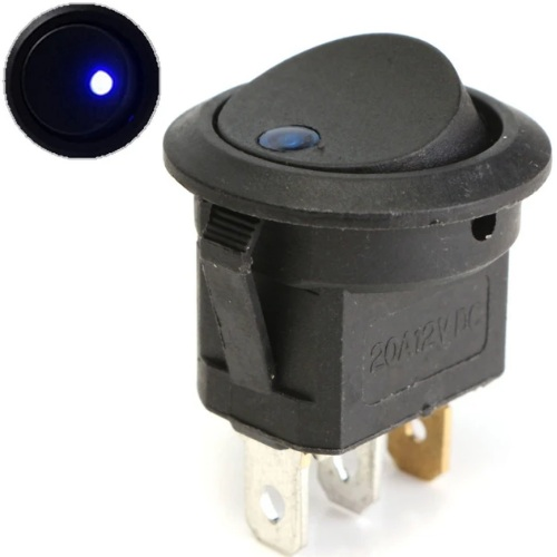 SWITCH BALANCÍN OJO DE GATO REDONDO 20A