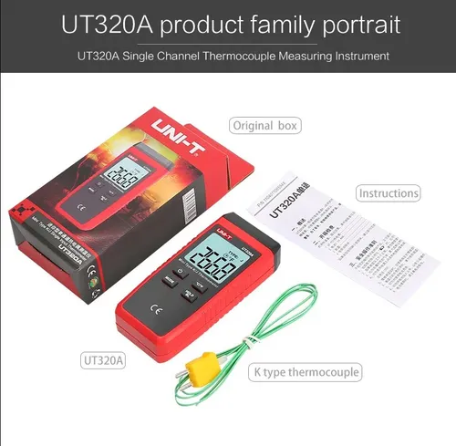 UNI-T MINI TERMOMETRO DE CONTACTO -50°C/1300°C
